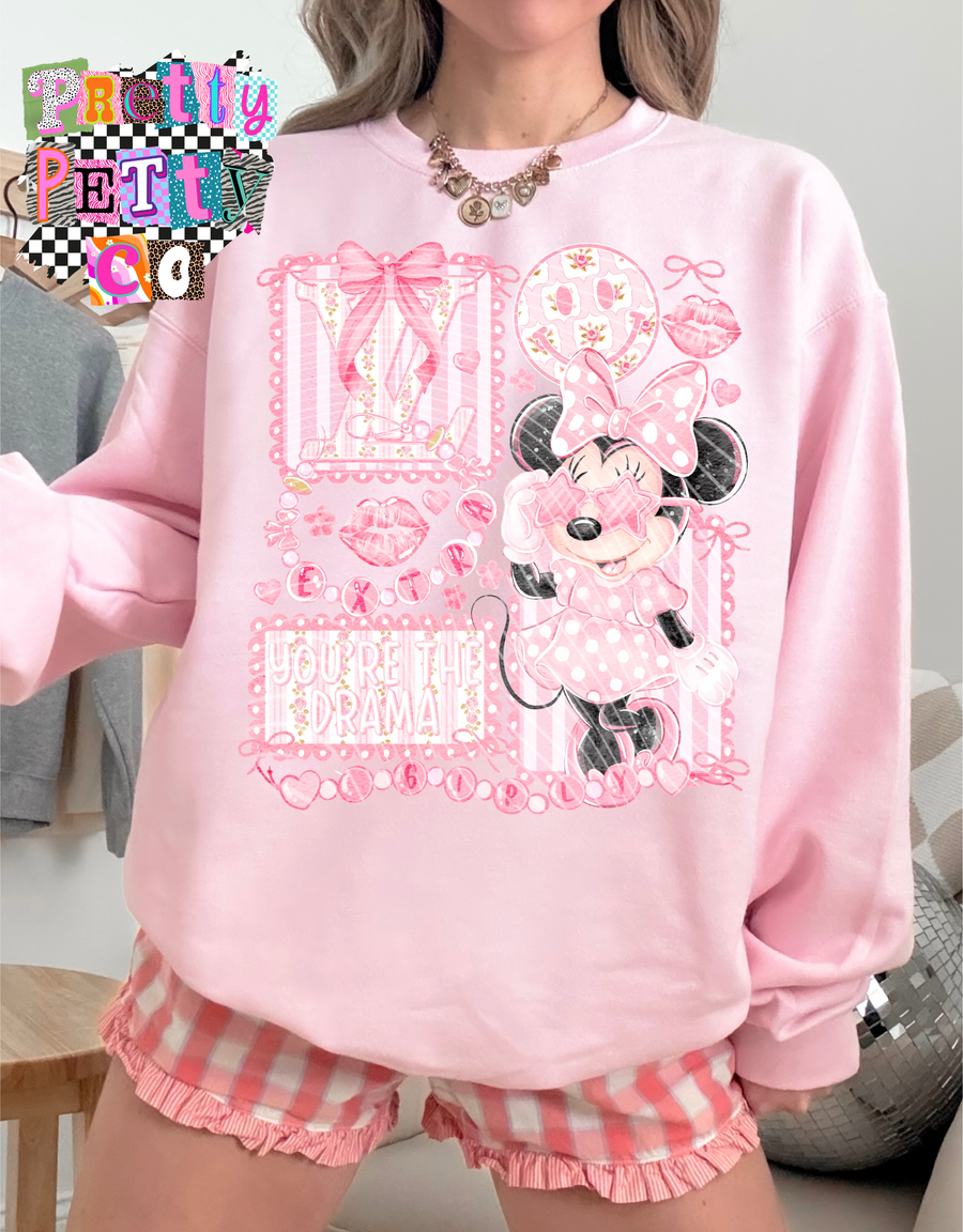 Boujee Mouse Shirt | Cute Glam Mouse Graphic Tee | Trendy Unisex T-Shirt - Pretty Petty Co