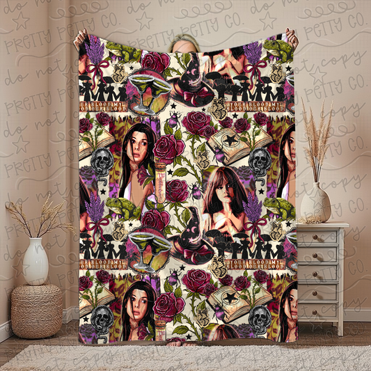 Practical Magic Blanket – Plush Throw, Soft Cozy Witchy Fan Blanket, Exclusive Limited Edition