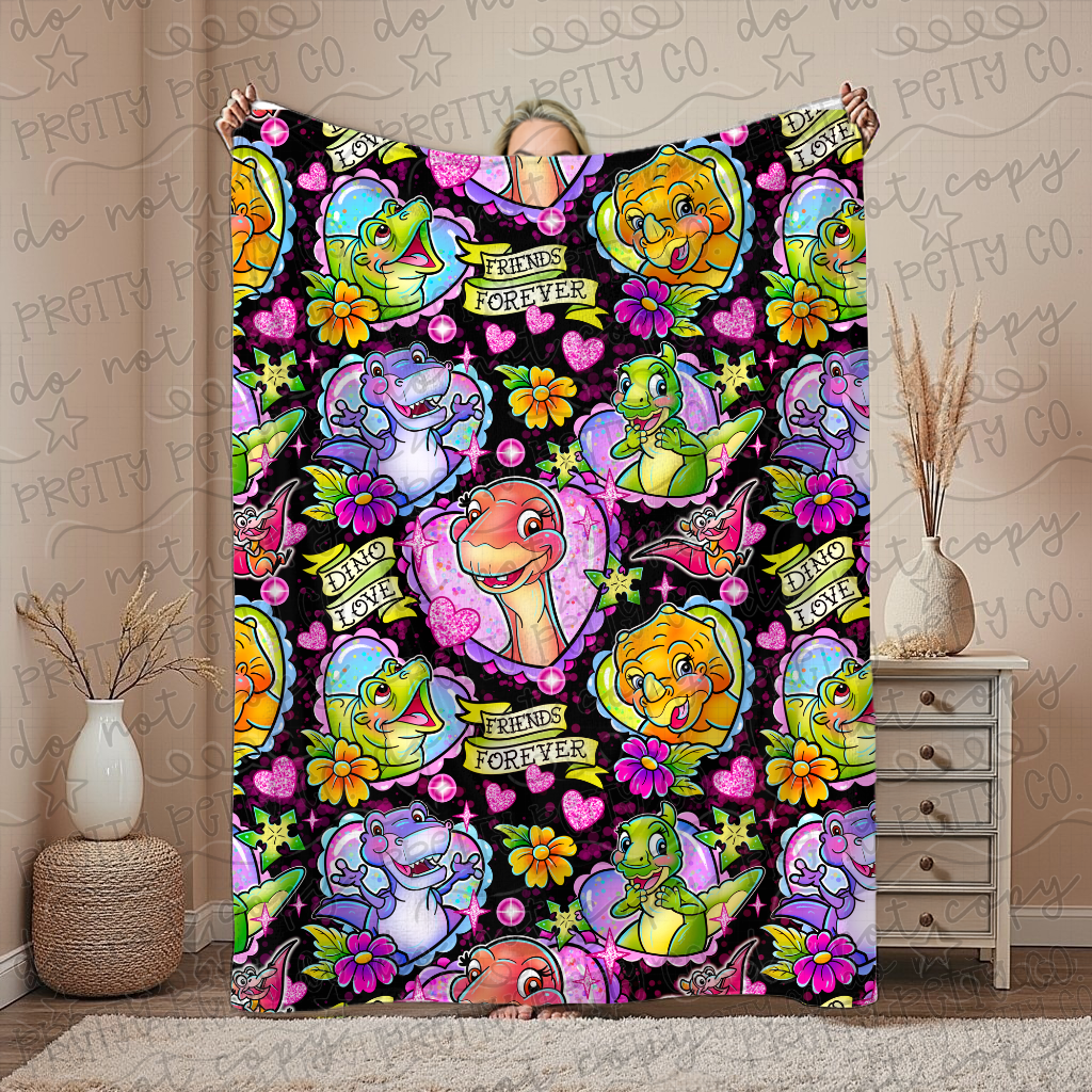 Exclusive Dinosaur Plush Blanket – Cozy Throw for Kids, Adults & Dino Lovers