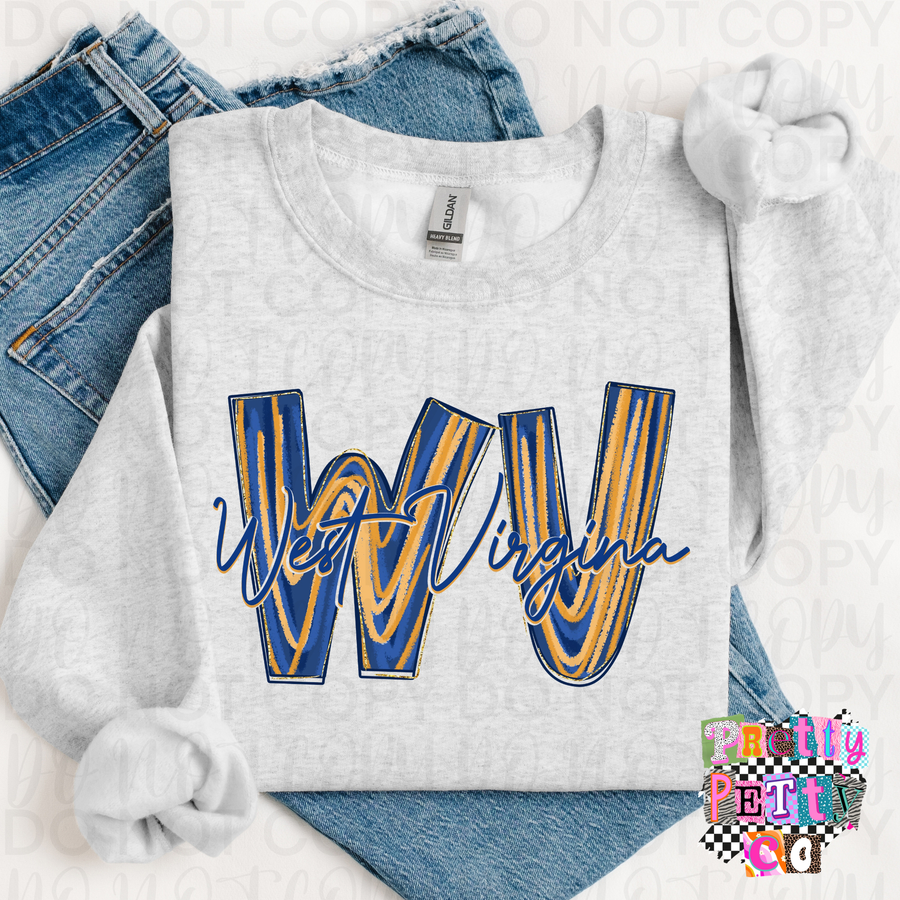 WV T-Shirt – Trendy West Virginia State Pride Tee - Pretty Petty Co