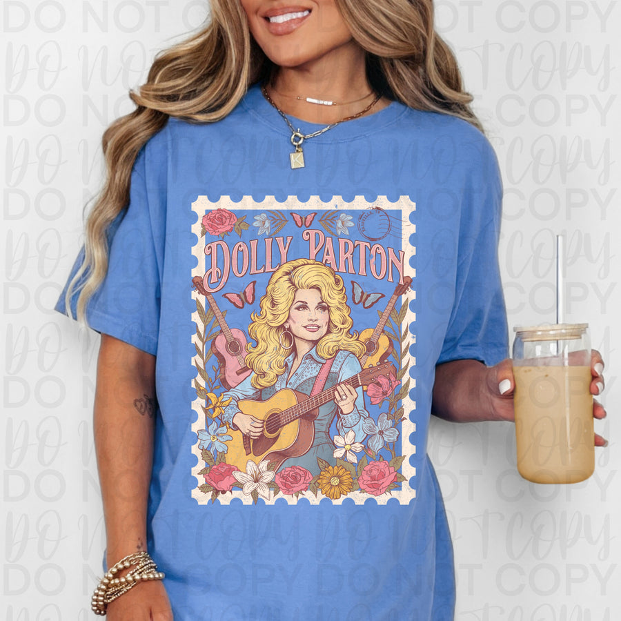Retro Country Queen Graphic Tee Comfort Colors Shirt, Western Music Icon Vibes, Vintage Cowgirl Aesthetic, Trendy Boutique Style, Adult & Youth Sizes - Pretty Petty Co