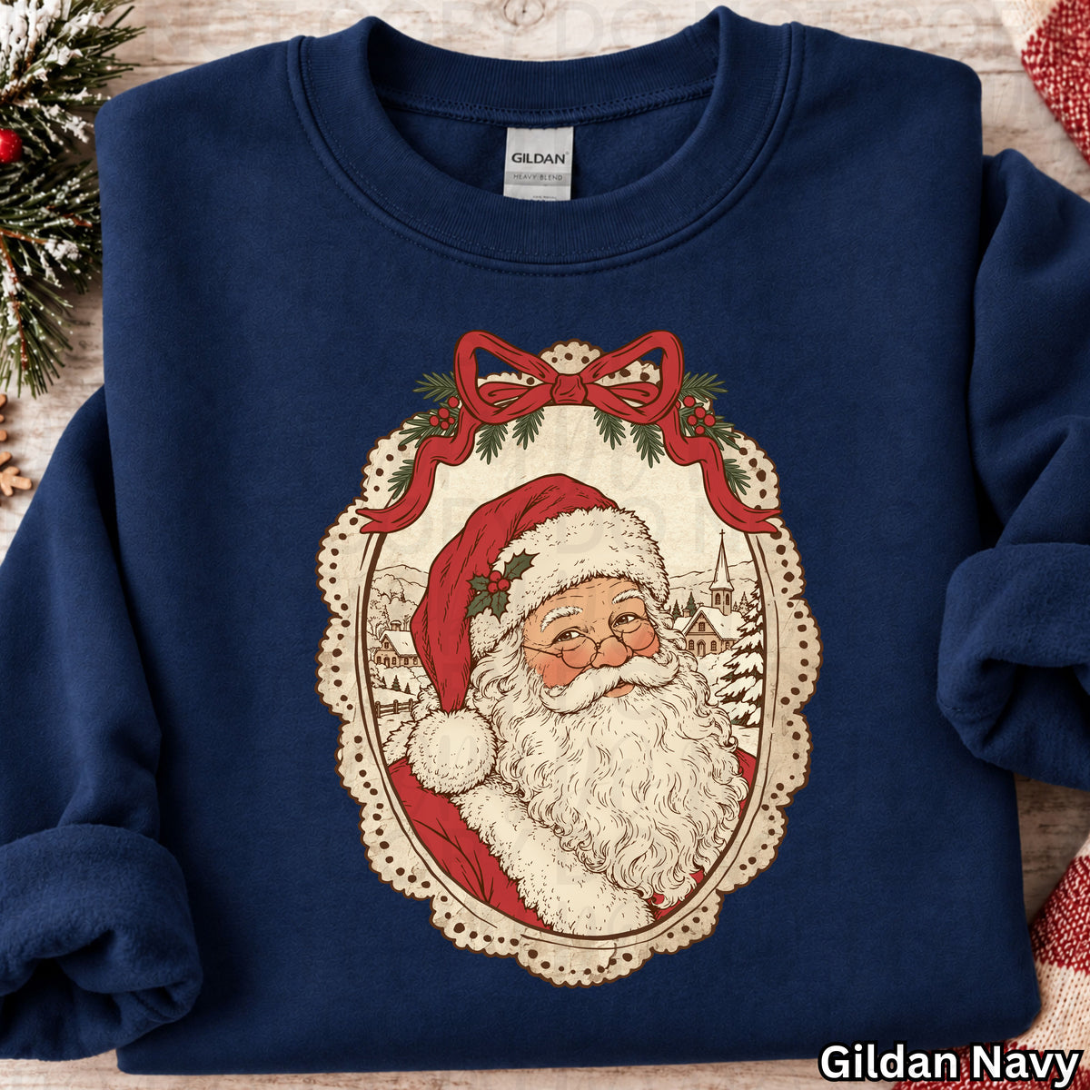Vintage Santa Christmas Tee – Retro Santa Claus Graphic T-Shirt 🎅🎄