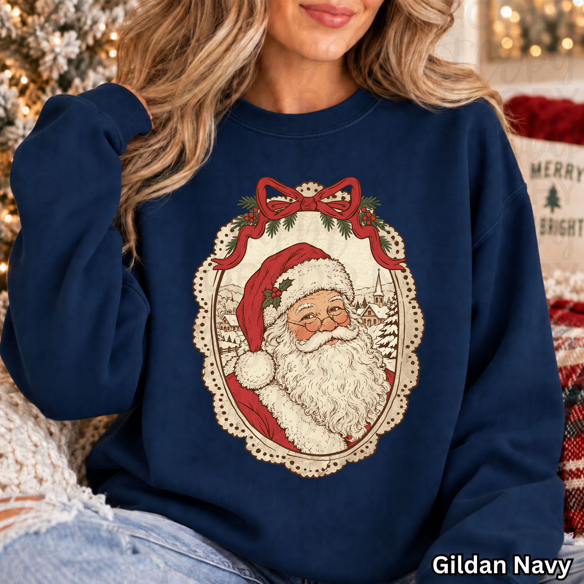 Vintage Santa Christmas Tee – Retro Santa Claus Graphic T-Shirt 🎅🎄