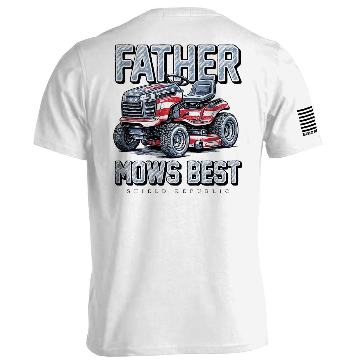 Father Mows Best Stars and Stripes - Pretty Petty Co