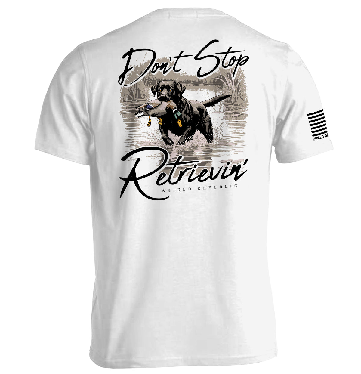 Don't Stop Retrievin' Black Lab - Pretty Petty Co