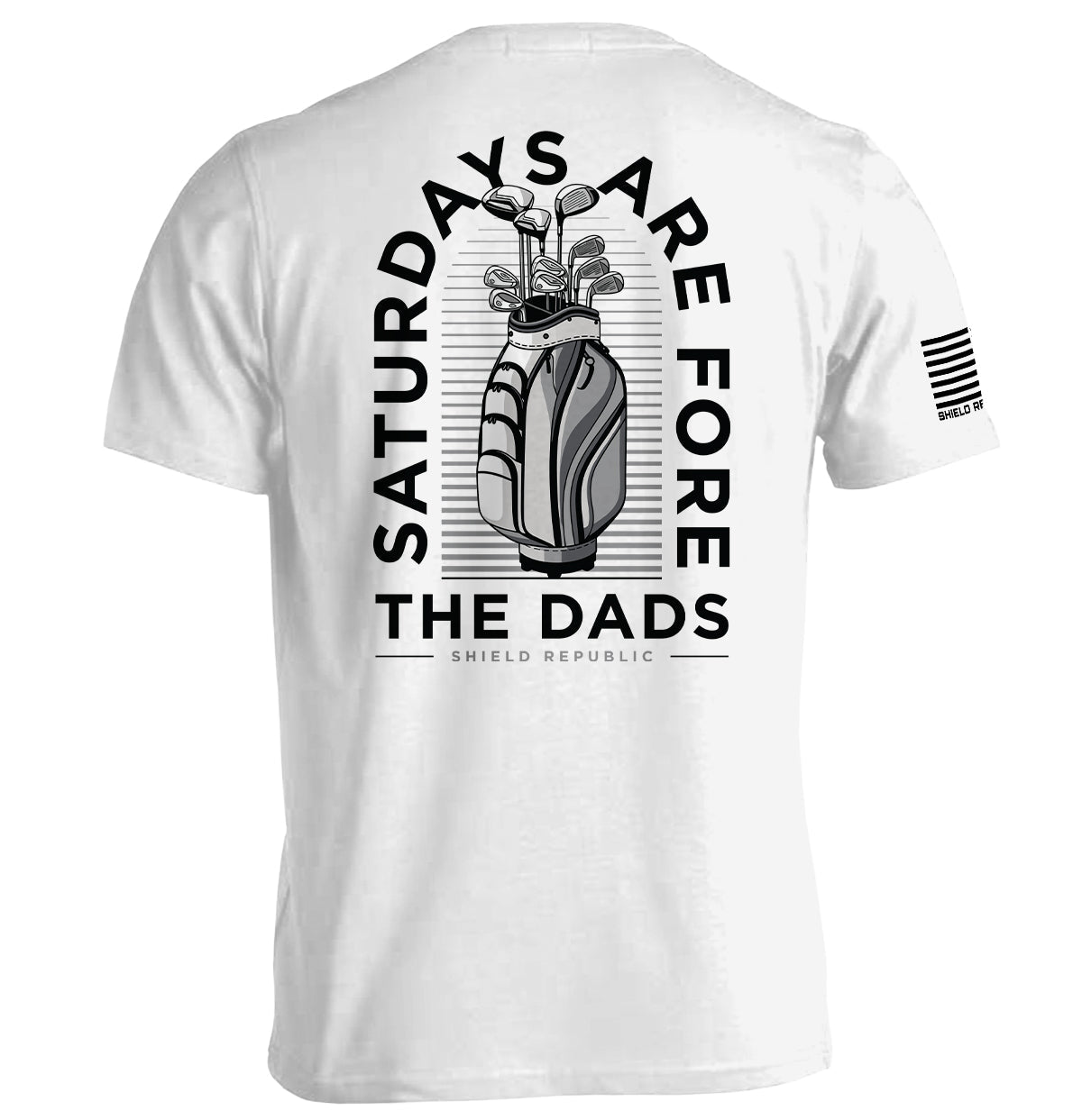 Saturdays Are For The Dads Golf Grey - Pretty Petty Co