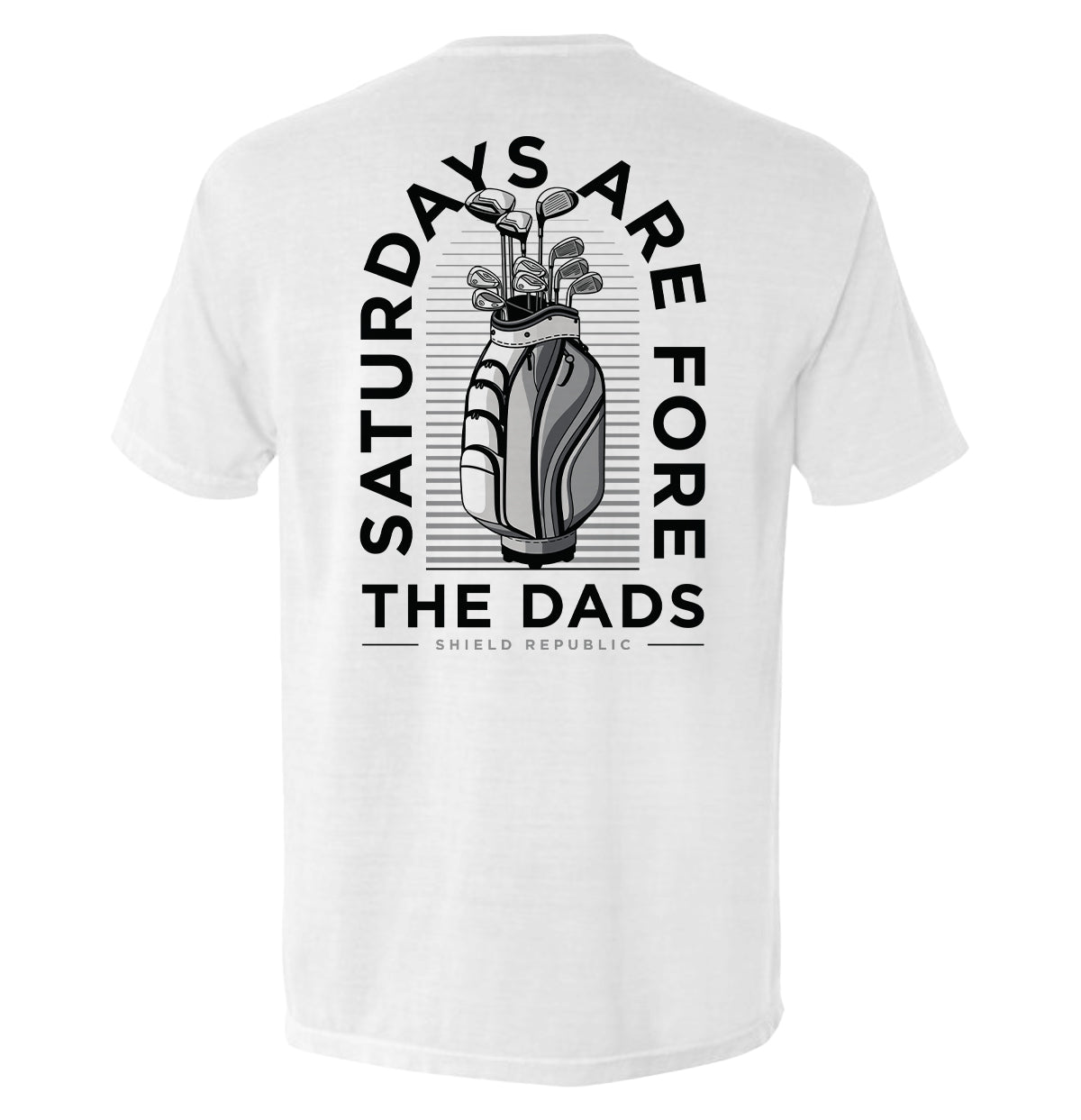 Saturdays Are For The Dads Golf Grey - Pretty Petty Co