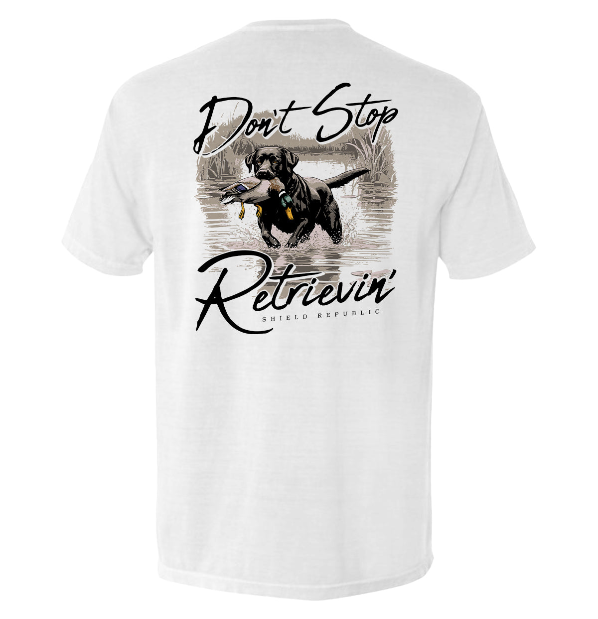 Don't Stop Retrievin' Black Lab - Pretty Petty Co