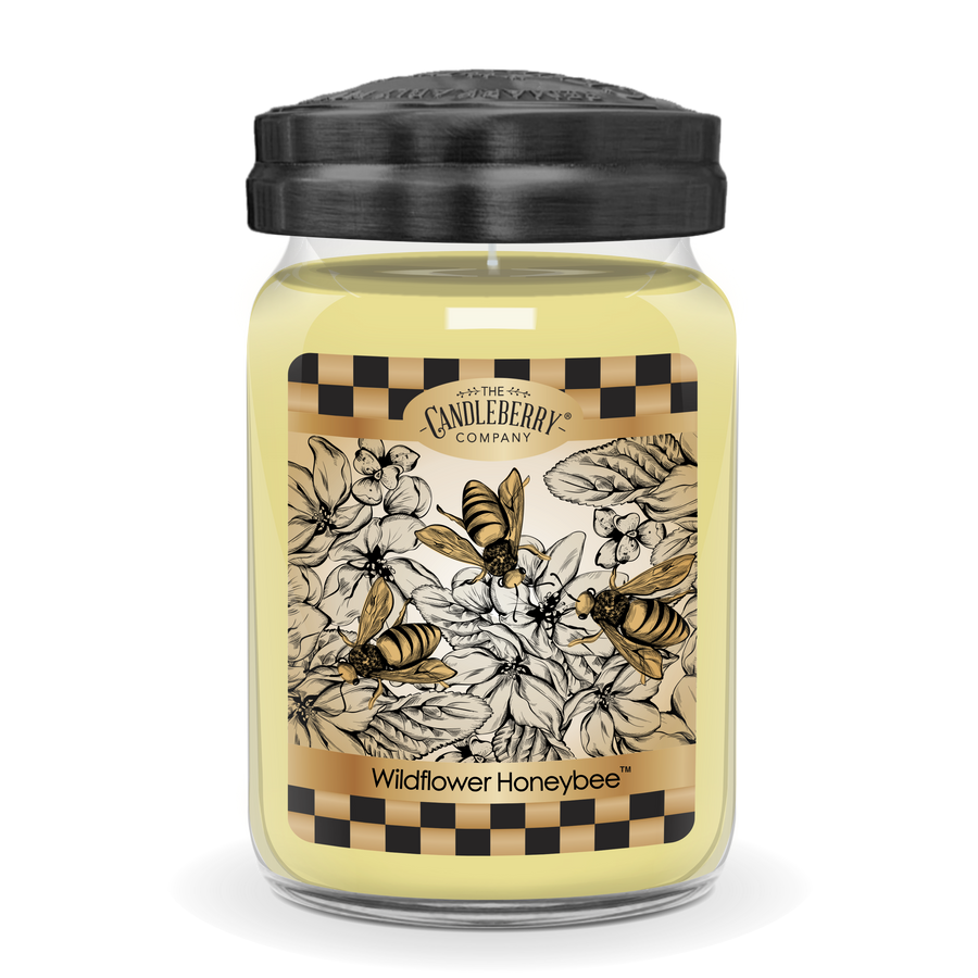 Wildflower Honeybee™, Large Jar Candle (Collective) - Pretty Petty Co