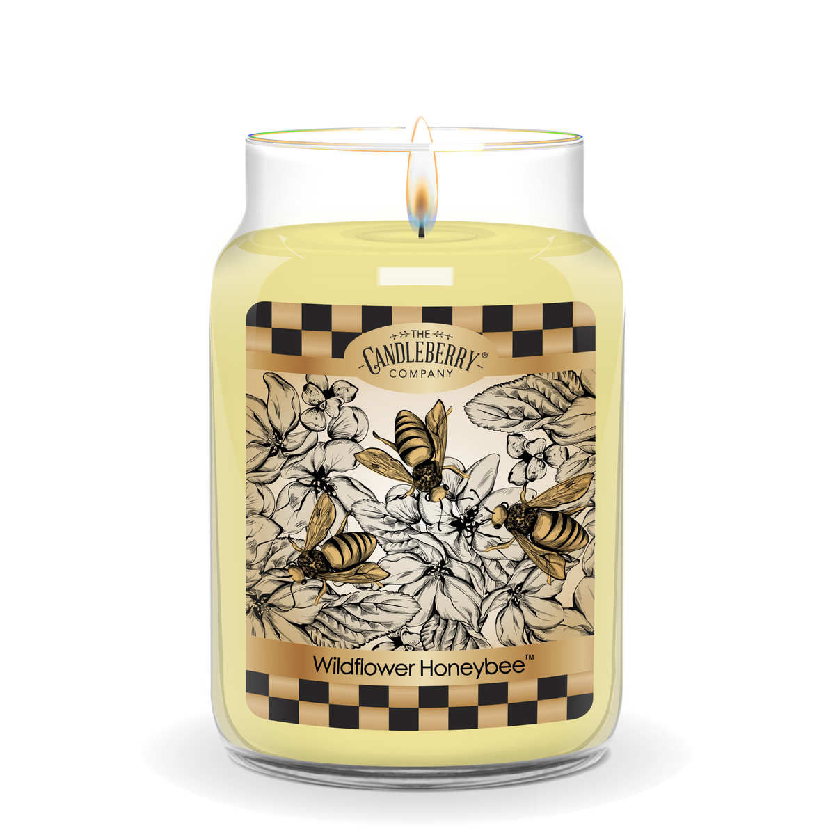 Wildflower Honeybee™, Large Jar Candle (Collective) - Pretty Petty Co
