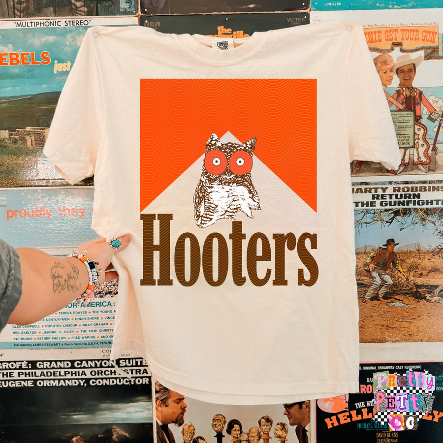 Hooters Inspired Retro Shirt | Vintage Owl Mascot Graphic Tee | Aesthetic Tee - Pretty Petty Co