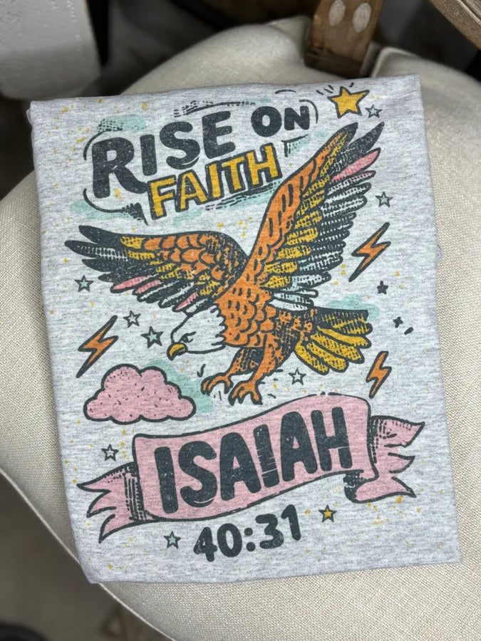 Rise on faith (Gildan Tee) - Pretty Petty Co
