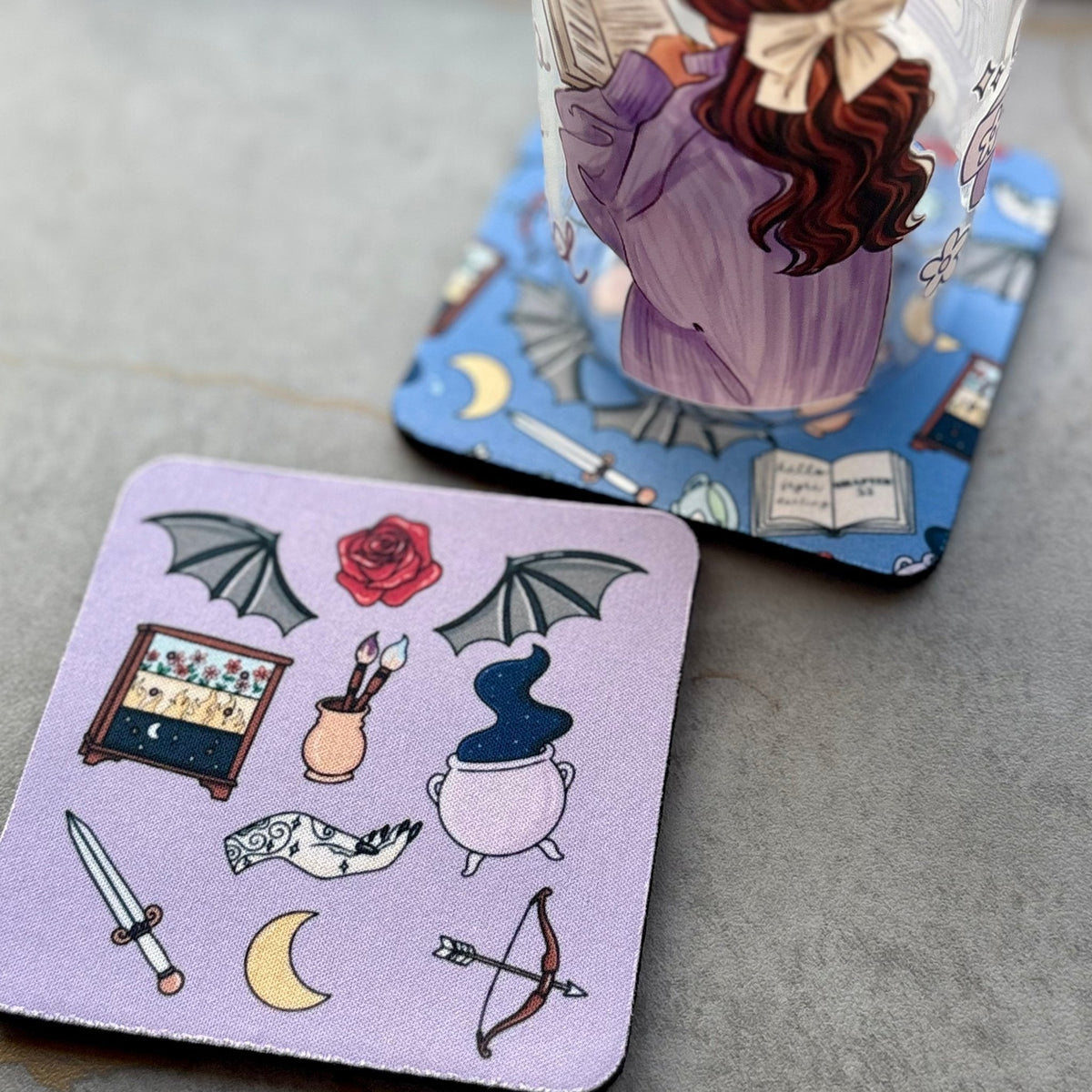 ACOTAR Symbol Coasters - Set of 2