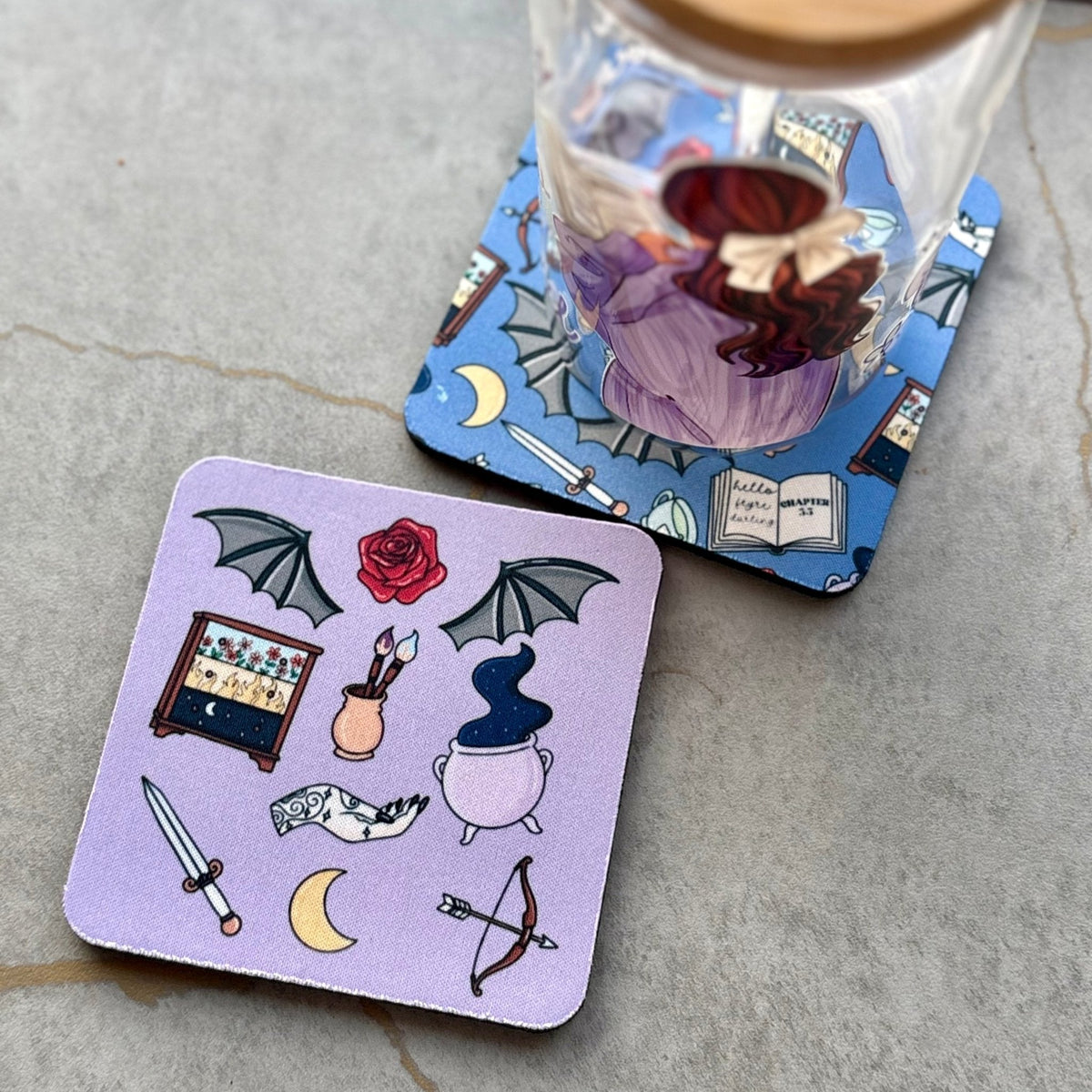 ACOTAR Symbol Coasters - Set of 2