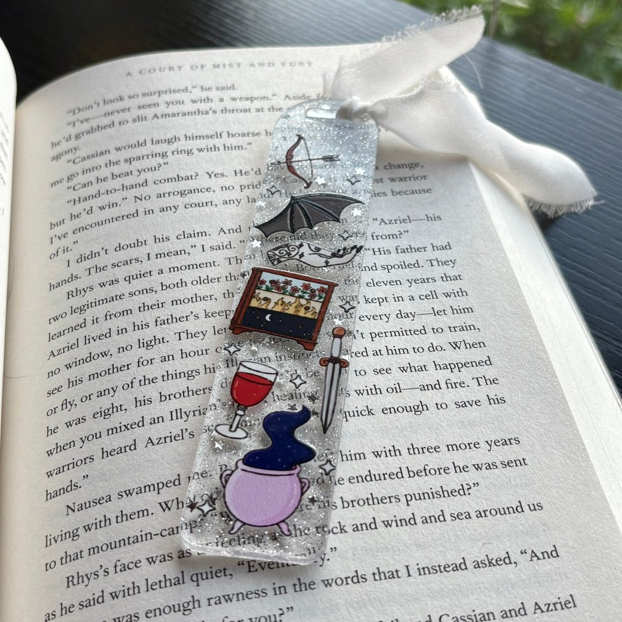 Fae Symbols Acrylic Bookmark