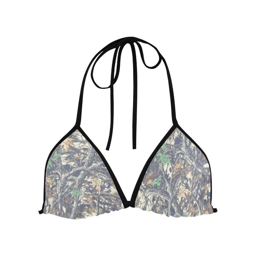 Faded Camo Triangle Bikini Top - Pretty Petty Co