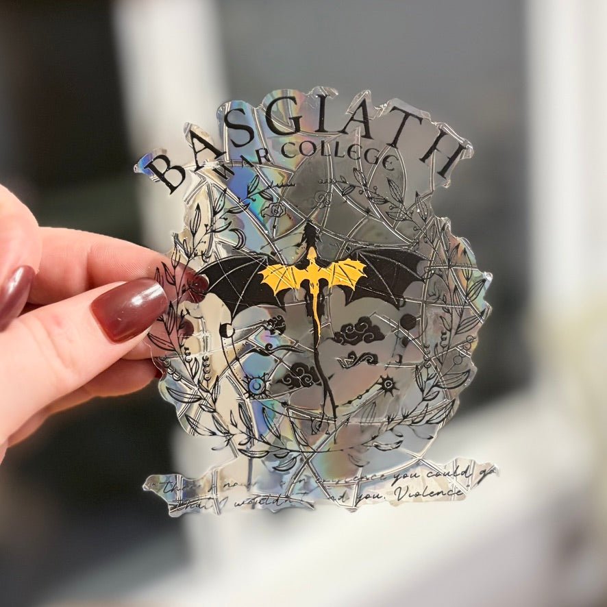 Basgiath War College Suncatcher Sticker - Pretty Petty Co