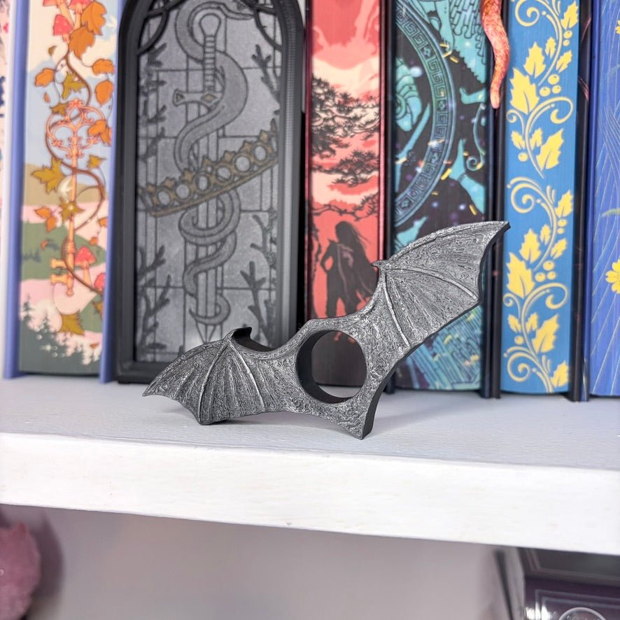 Black Wings 3d Printed Thumb Book Holder - Pretty Petty Co