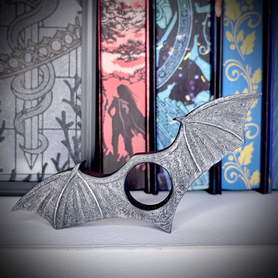 Black Wings 3d Printed Thumb Book Holder - Pretty Petty Co