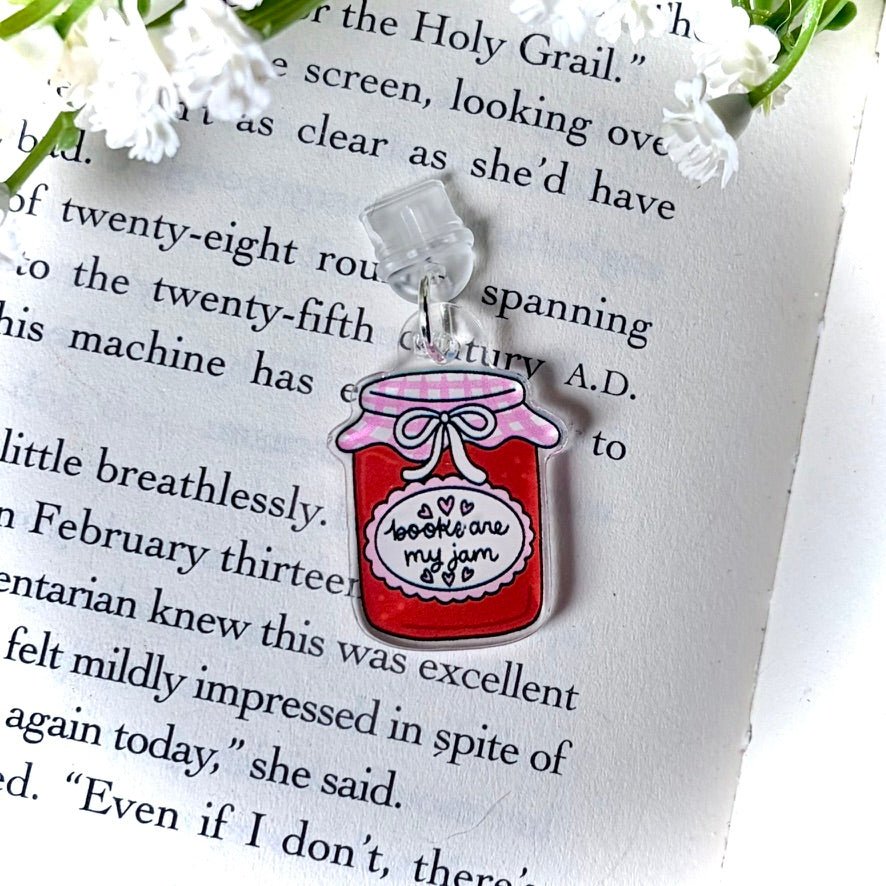 Books are my Jam USB-C Kindle Charm - Pretty Petty Co