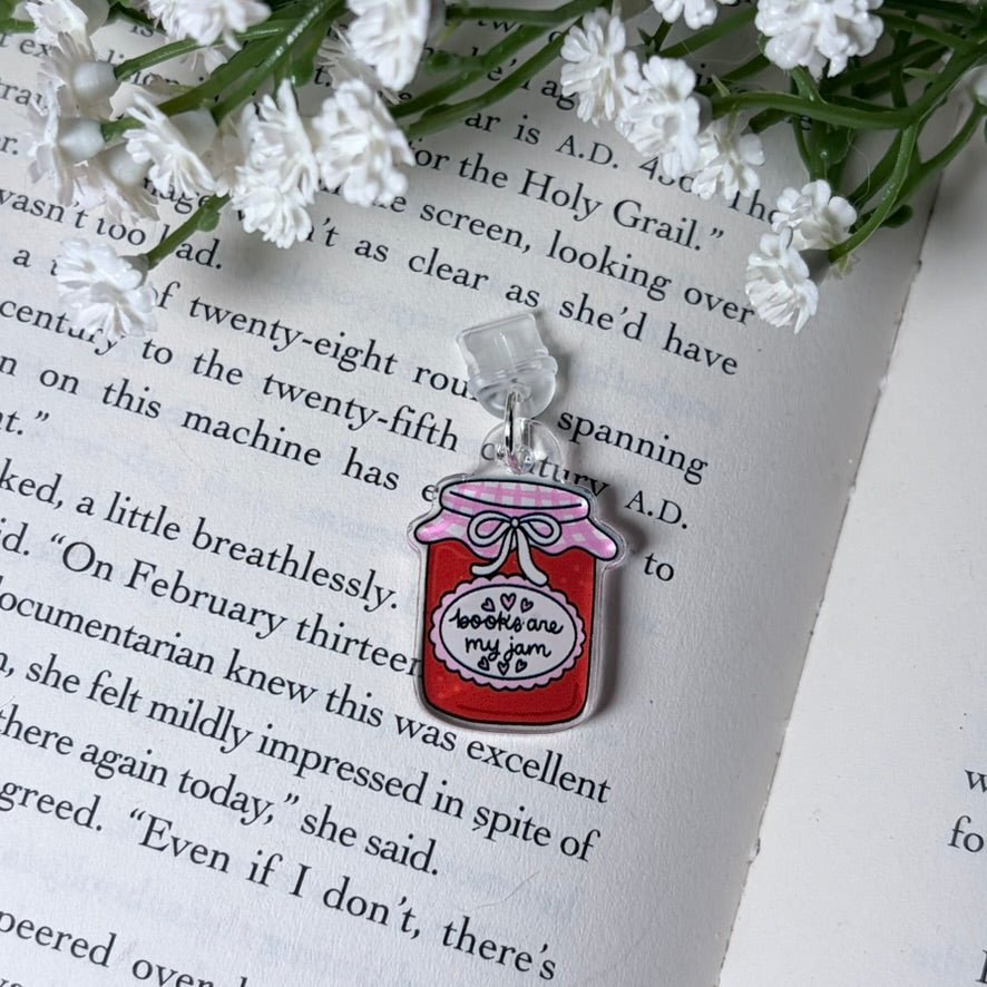 Books are my Jam USB-C Kindle Charm - Pretty Petty Co