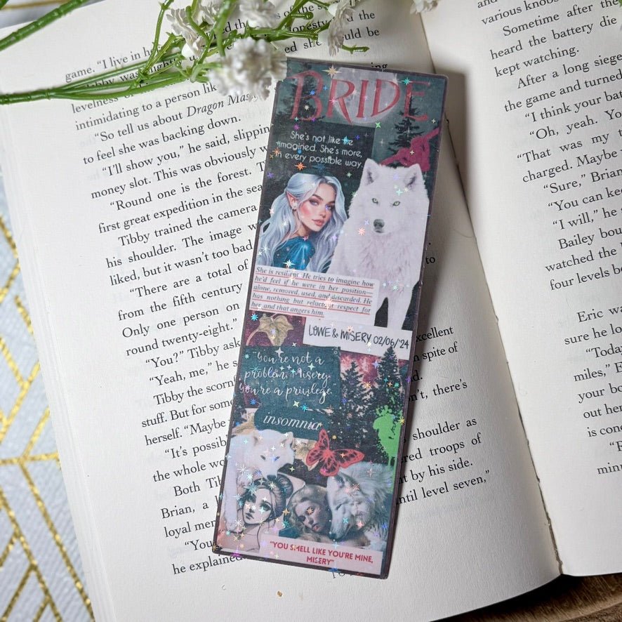 Bride Inspired Collage Bookmark