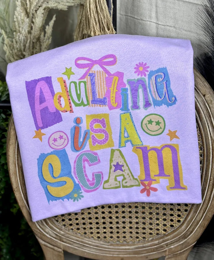 Adulting is a Scam (Gildan Tee) - Pretty Petty Co