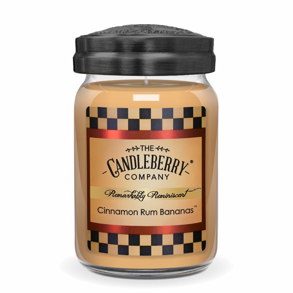 Cinnamon Rum Bananas™, Large Jar Candle (Collective) - Pretty Petty Co