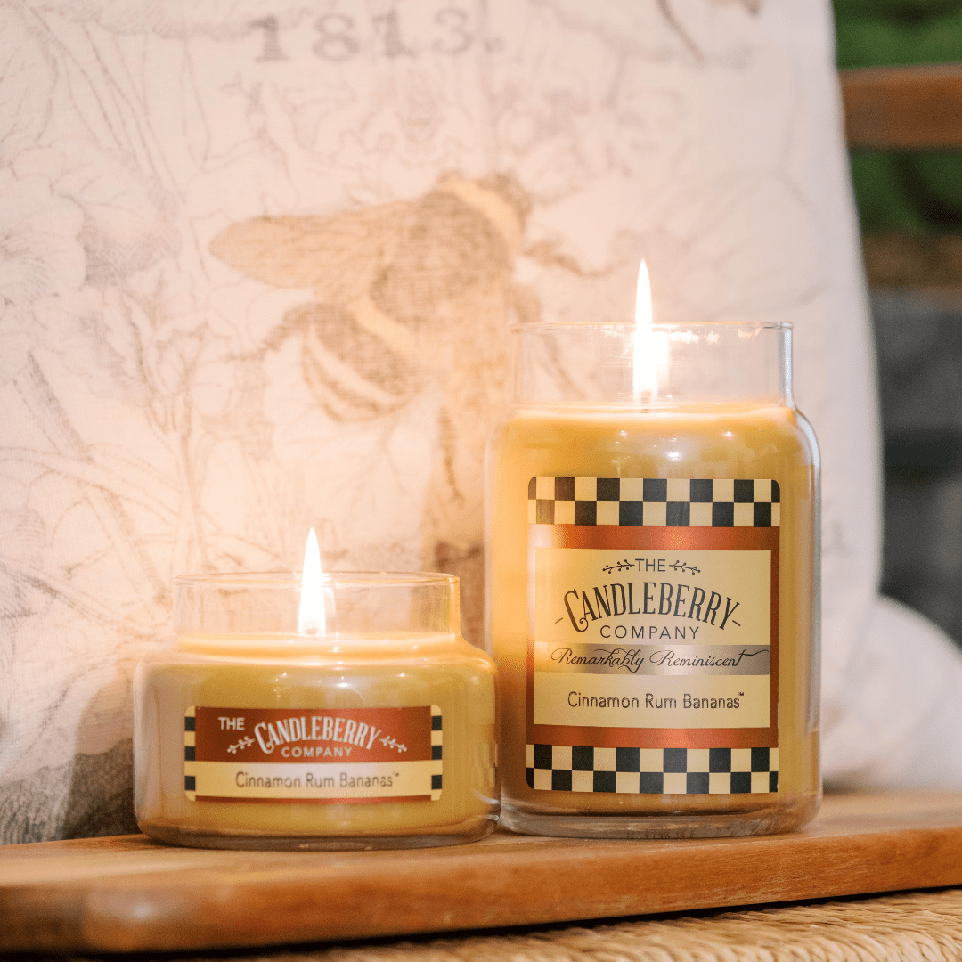 Cinnamon Rum Bananas™, Large Jar Candle (Collective) - Pretty Petty Co