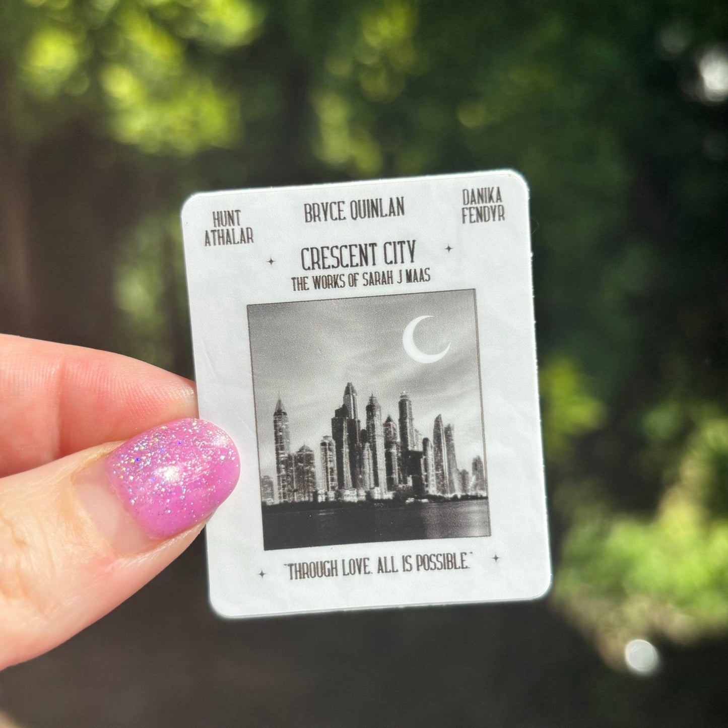 Crescent City Film Poster Sticker