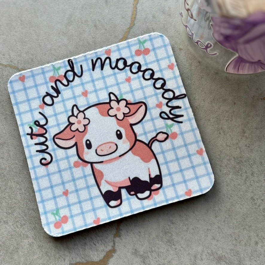 Cute and Moooody Coaster - ONE Coaster