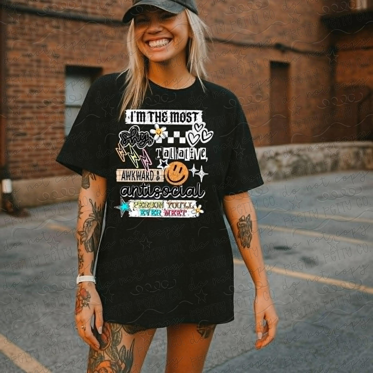 Probably the Most Anti Social Person You’ll Meet Shirt, Funny Introvert Humor Tee - Pretty Petty Co
