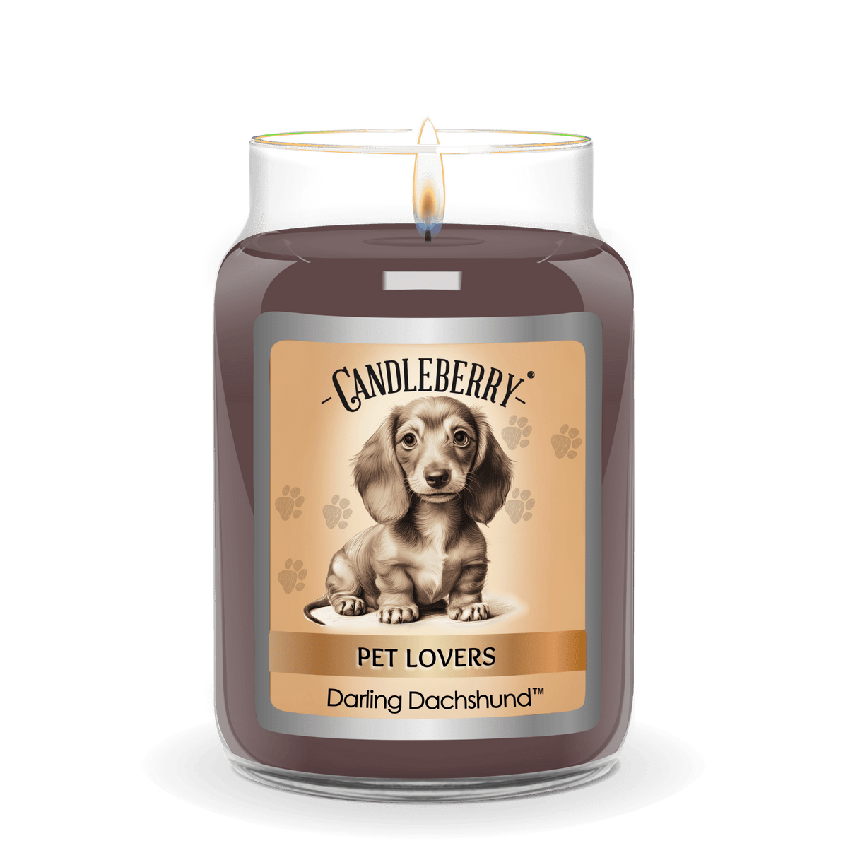 Darling Dachshund™ - Large Jar Candle (Collective) - Pretty Petty Co