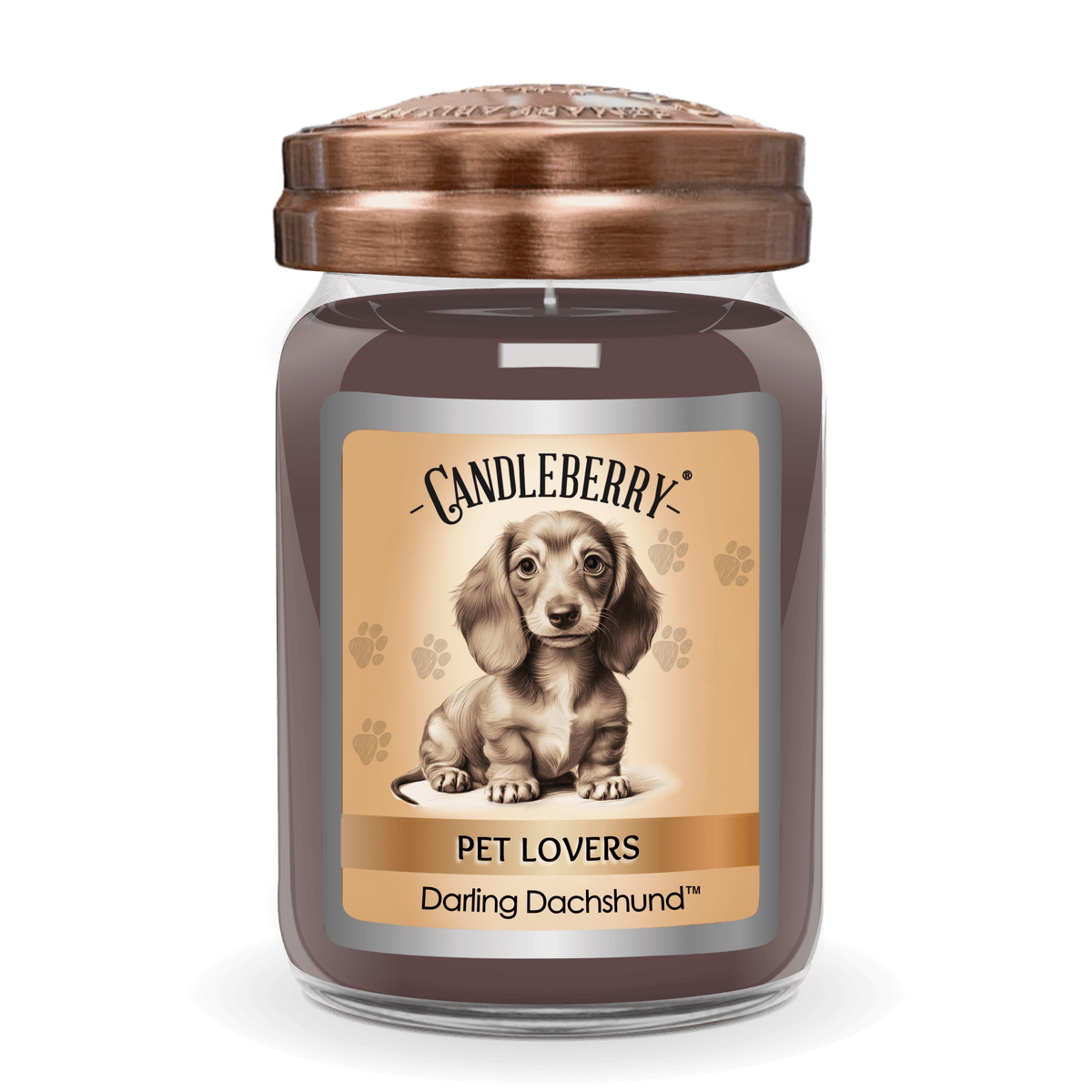 Darling Dachshund™ - Large Jar Candle (Collective) - Pretty Petty Co