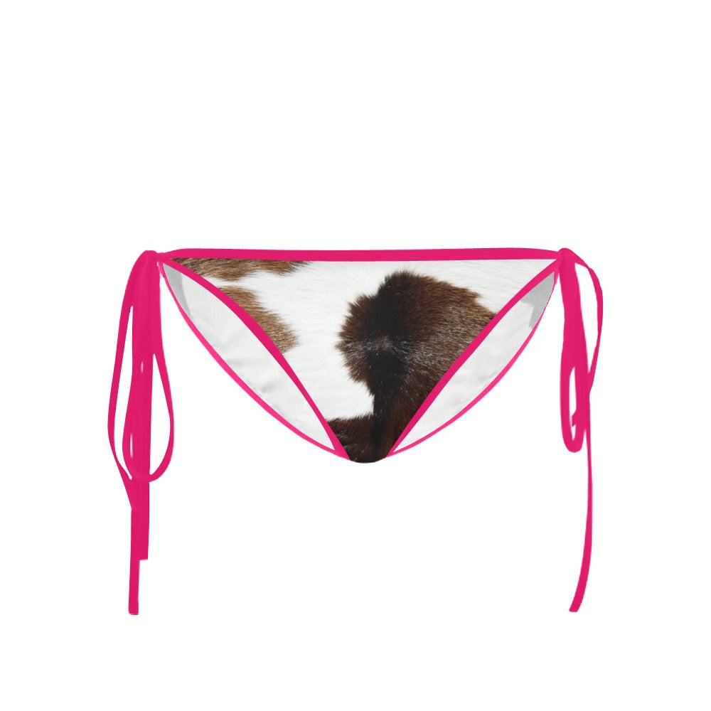 Cow Print Bikini Tops/Bottoms Sold Separately - Pretty Petty Co