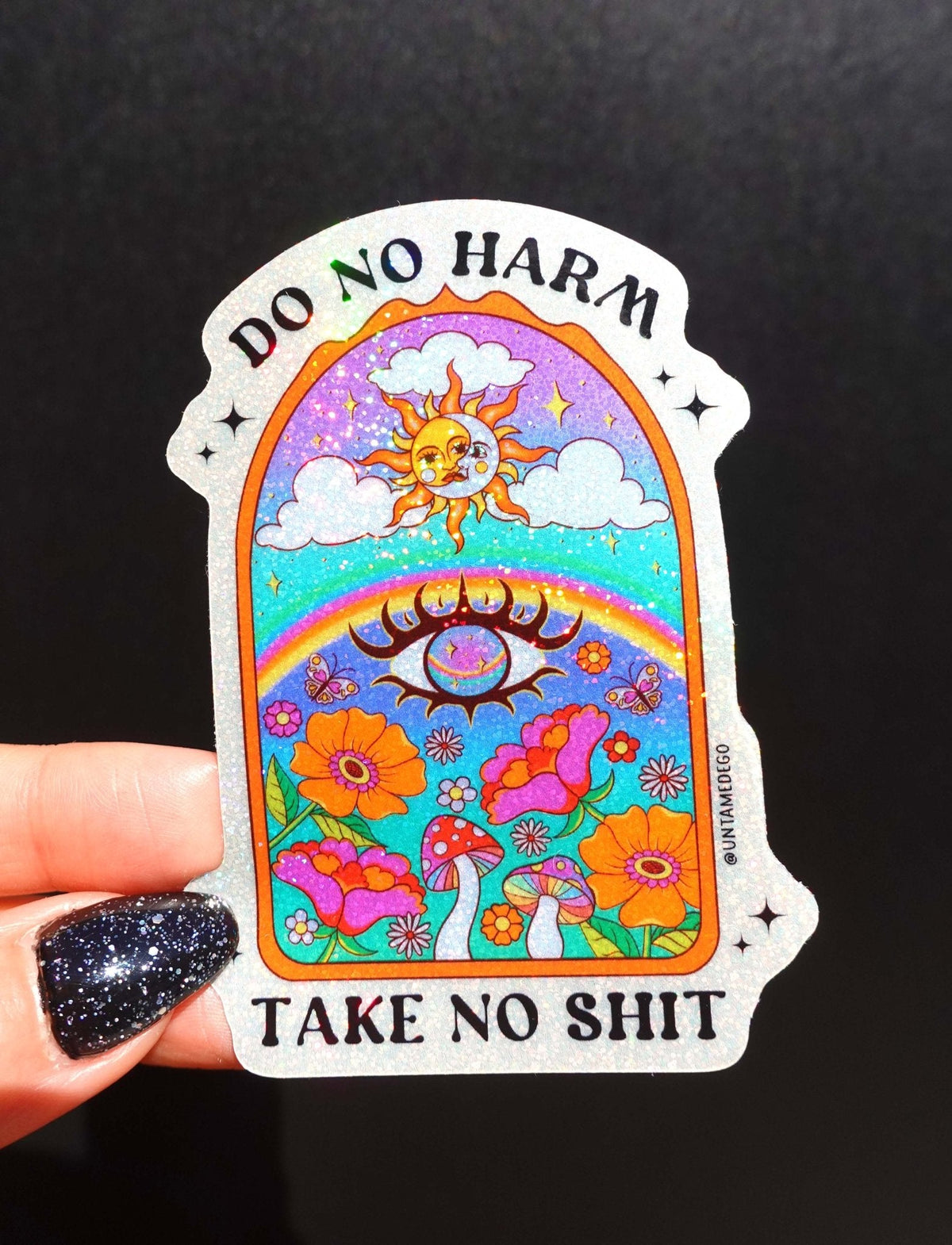 Do No Harm Take No Shit Sticker - Pretty Petty Co