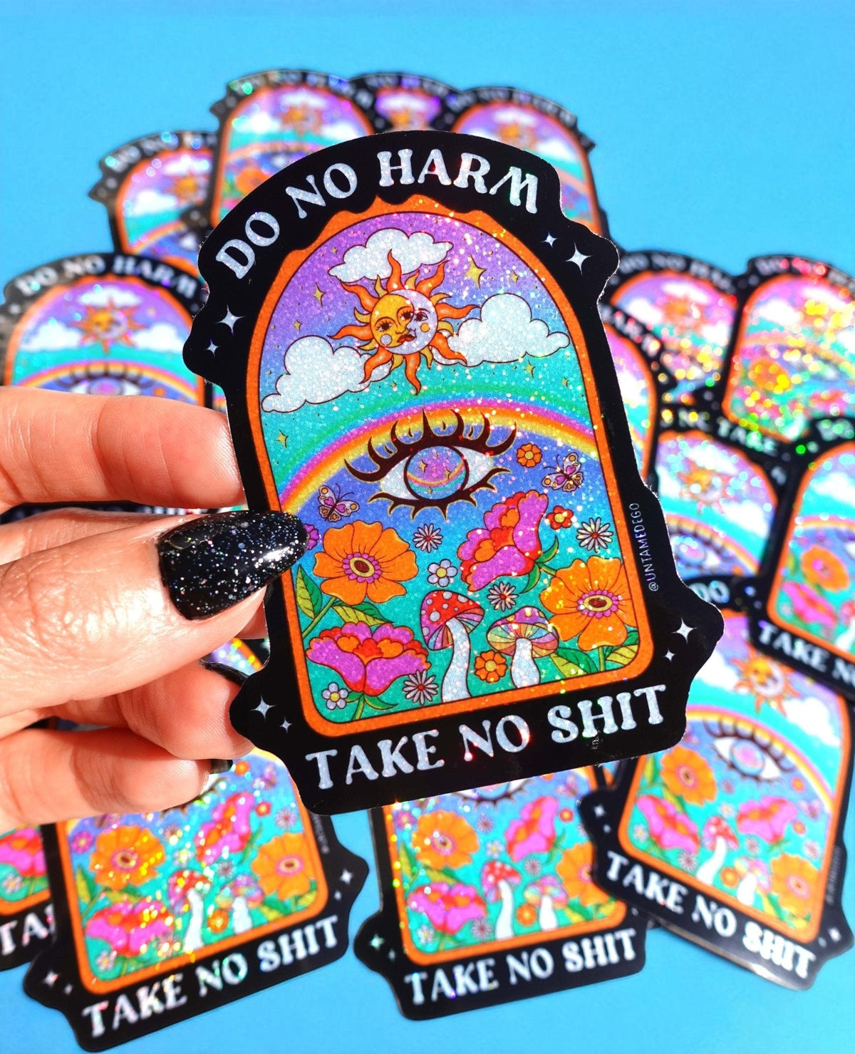Do No Harm Take No Shit Sticker - Pretty Petty Co