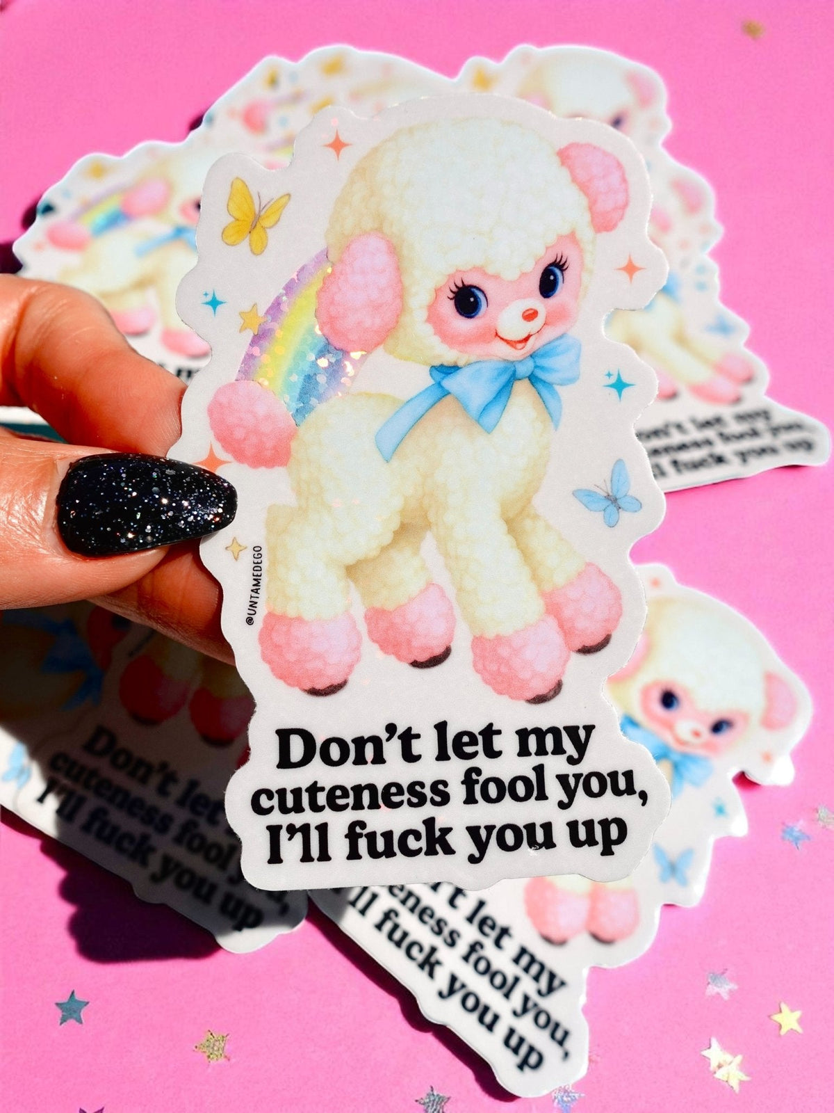 Don't Let My Cuteness Fool You Sticker - Pretty Petty Co