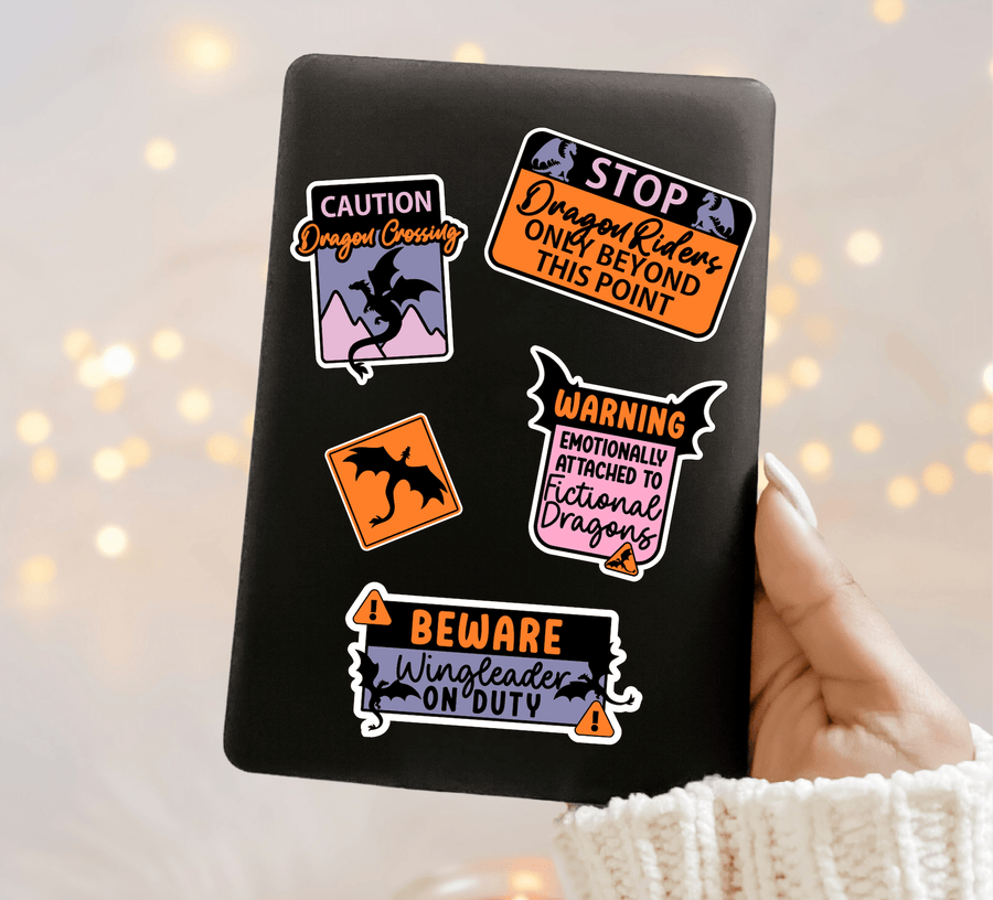 Dragons and Wingleaders Lover Sticker Bundle - Pretty Petty Co