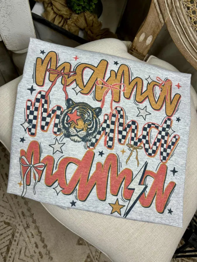 Mama Mama Mama with Tiger (Gildan Tee) - Pretty Petty Co