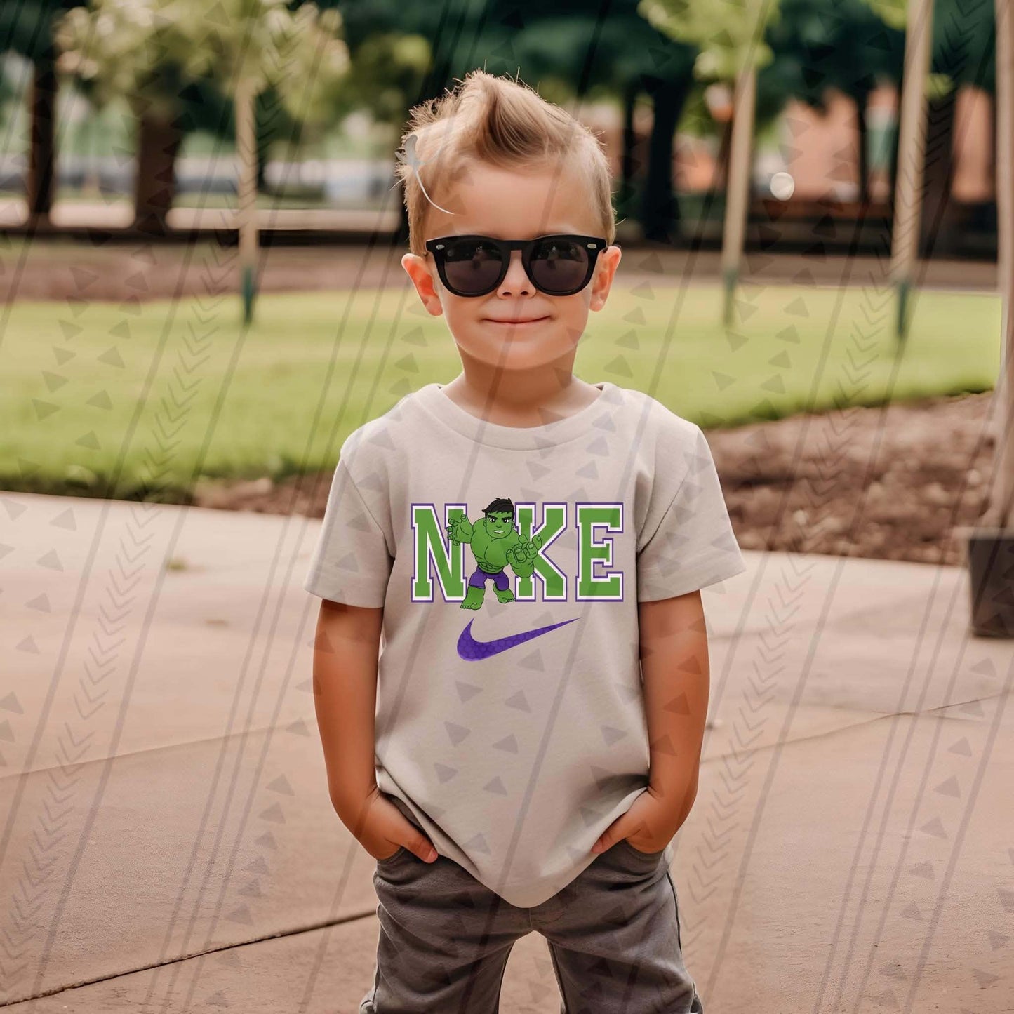Strong Green Man Swoosh Tee