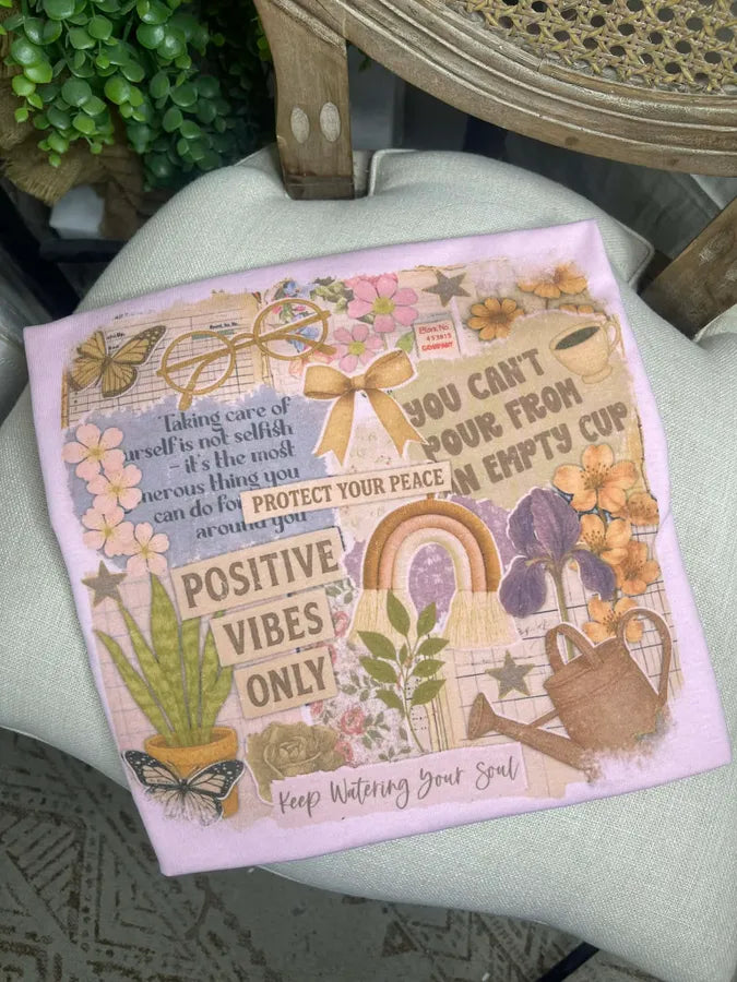 Positive Vibes Only (Gildan Tee) - Pretty Petty Co