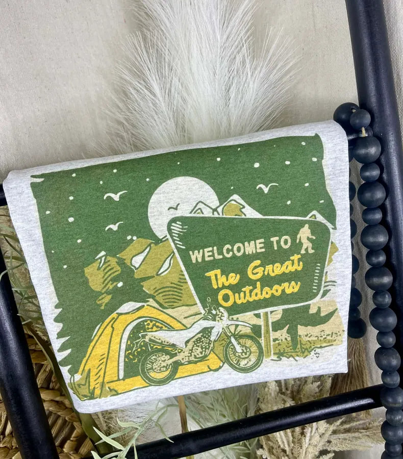 Welcome to the Great Outdoors (Gildan Tee) - Pretty Petty Co