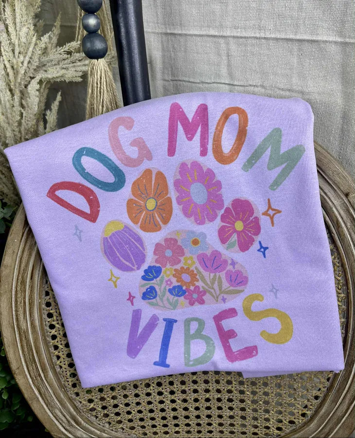 Dog Mom Vibes (Gildan Tee) - Pretty Petty Co