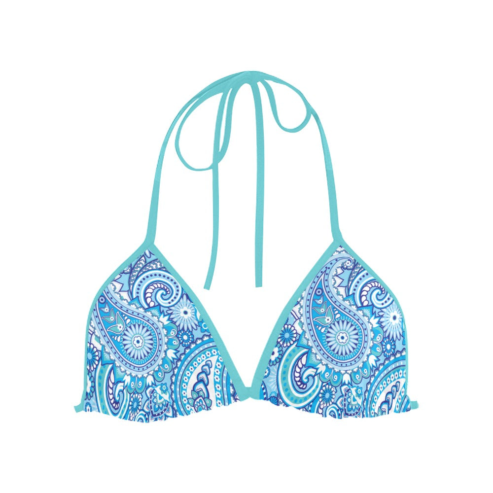 Paisley Retro Bikini Top & Bottoms - Pretty Petty Co