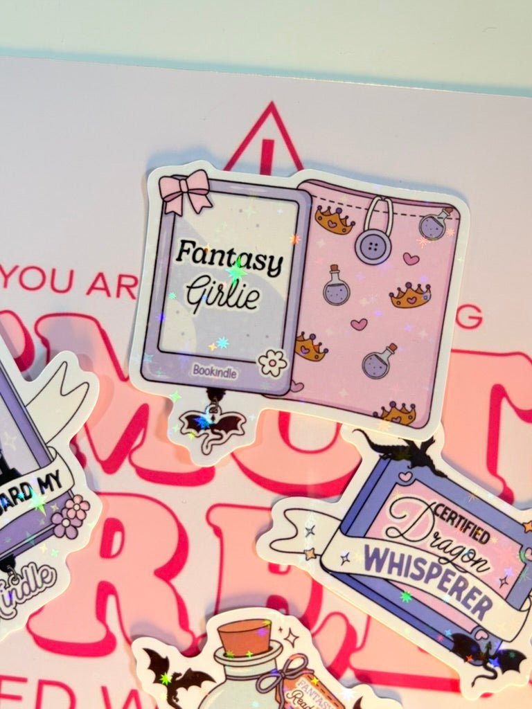 Fantasy Girlie Kindle Sticker - Pretty Petty Co
