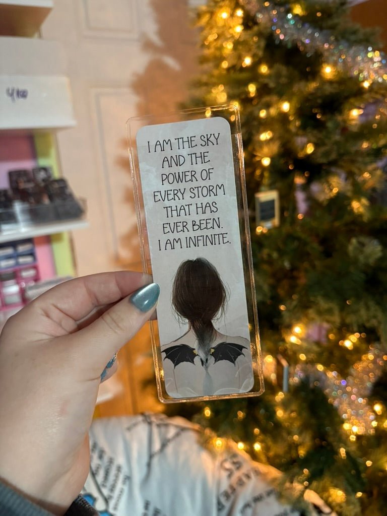 Fourth Wing Romantasy Inspired Cardstock Bookmark Dual Sided