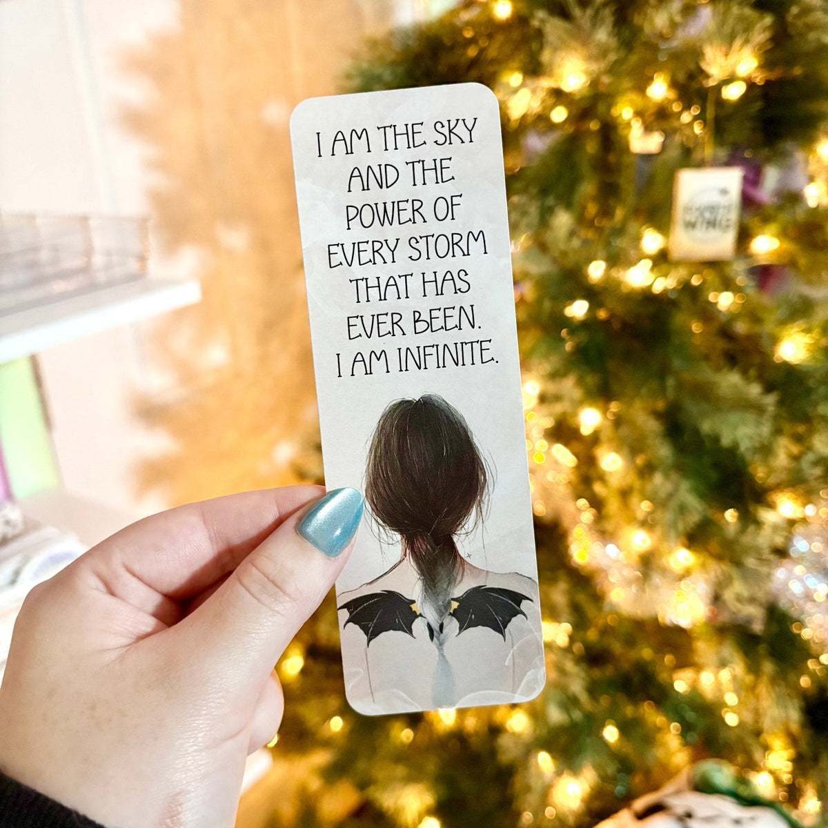 Fourth Wing Romantasy Inspired Cardstock Bookmark Dual Sided