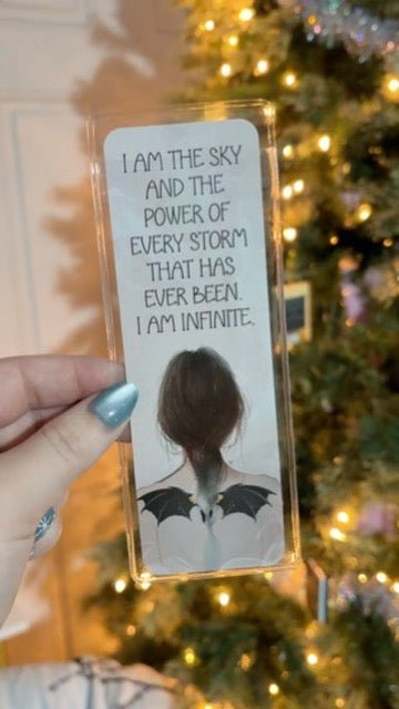 Fourth Wing Romantasy Inspired Cardstock Bookmark Dual Sided
