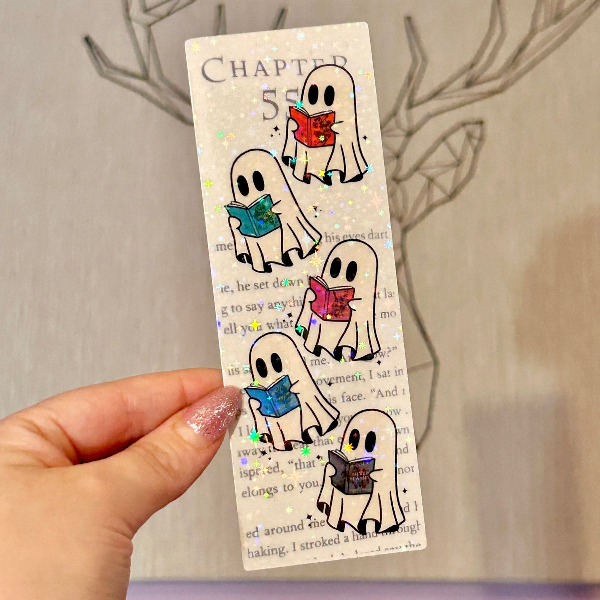 Ghost Reading Series Cardstock Bookmark